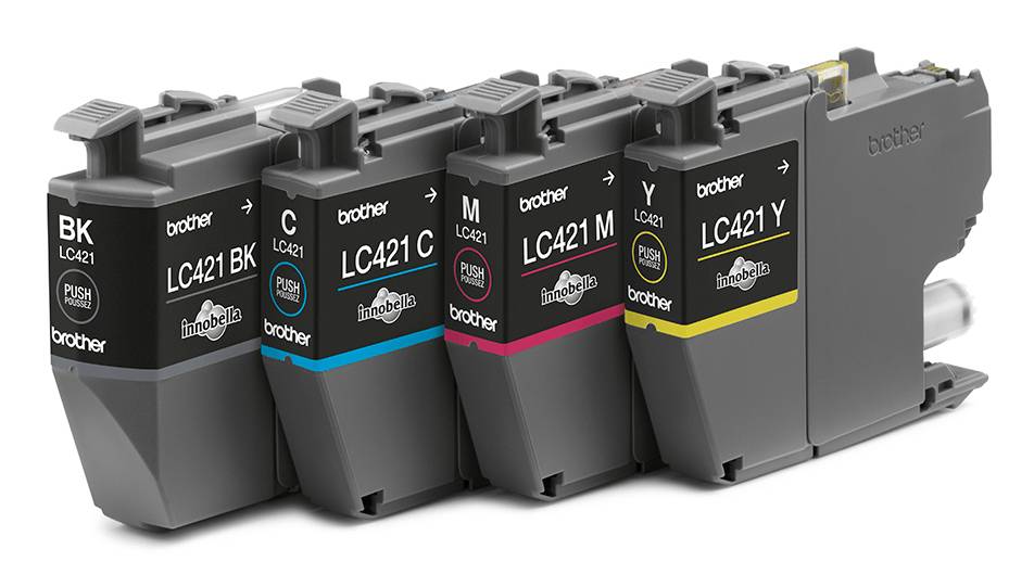 Brother LC421VALDR inktcartridge 4 stuk(s) Origineel Zwart, Cyaan, Magenta, Geel