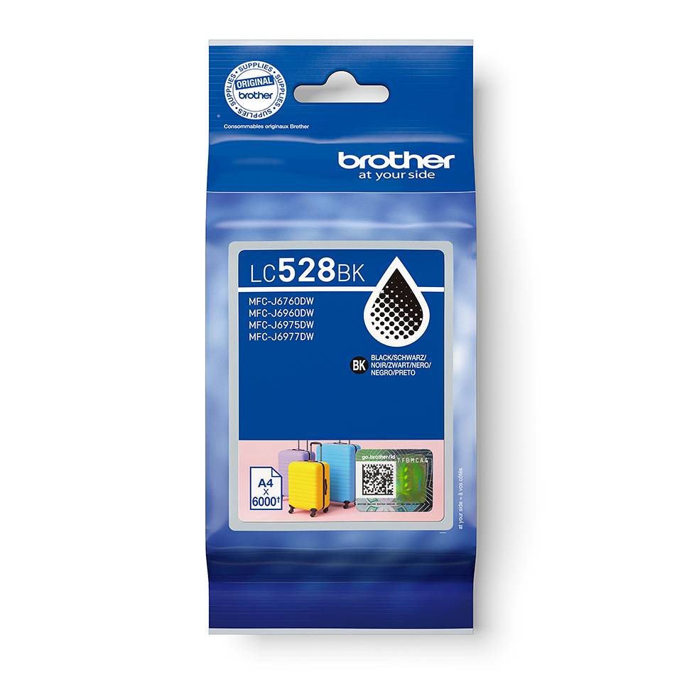 Brother LC528BK inktcartridge 1 stuk(s) Origineel Zwart