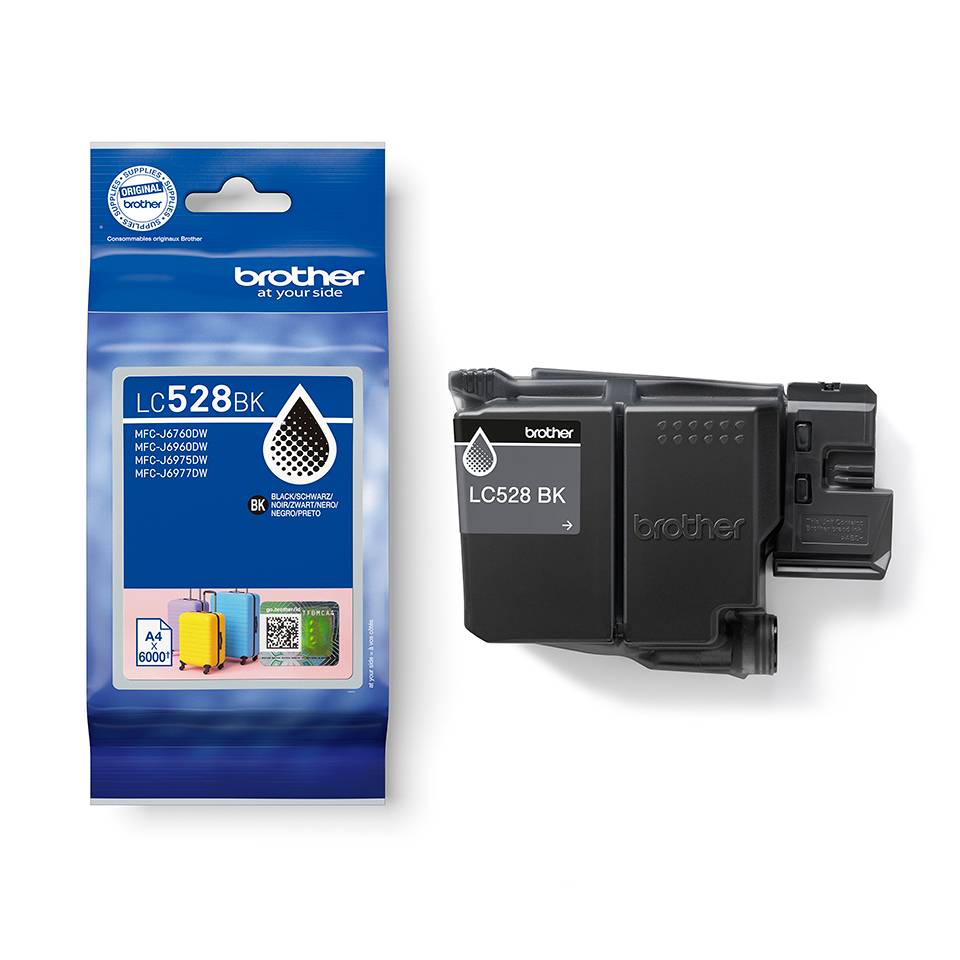 Brother LC528BK inktcartridge 1 stuk(s) Origineel Zwart