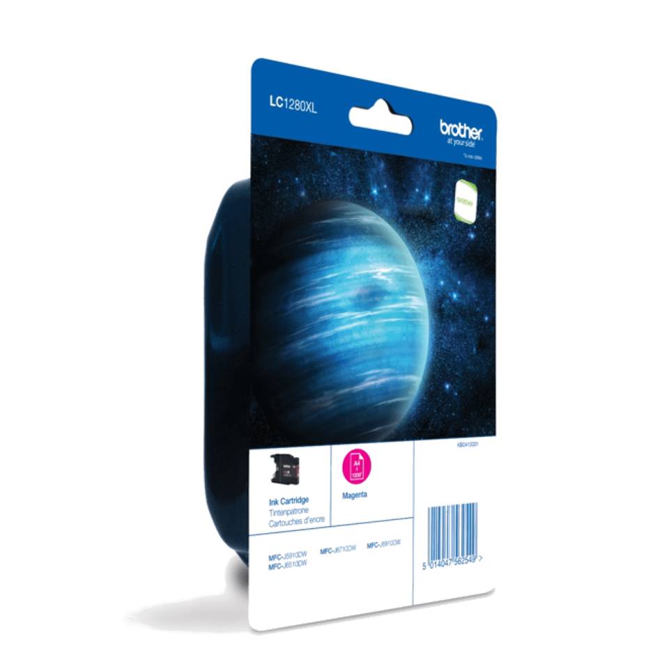 Brother LC1280XLMBP inktcartridge 1 stuk(s) Origineel Magenta