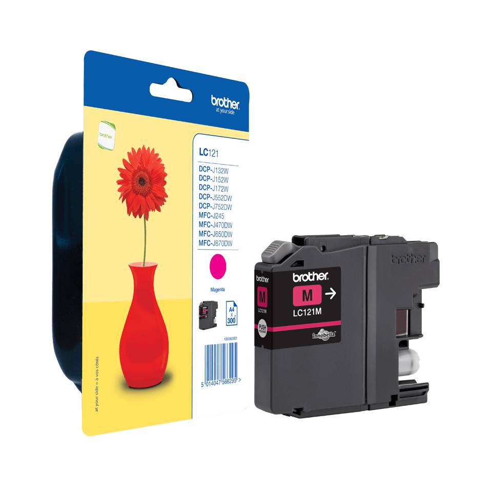 Brother LC123MBP inktcartridge 1 stuk(s) Origineel Magenta