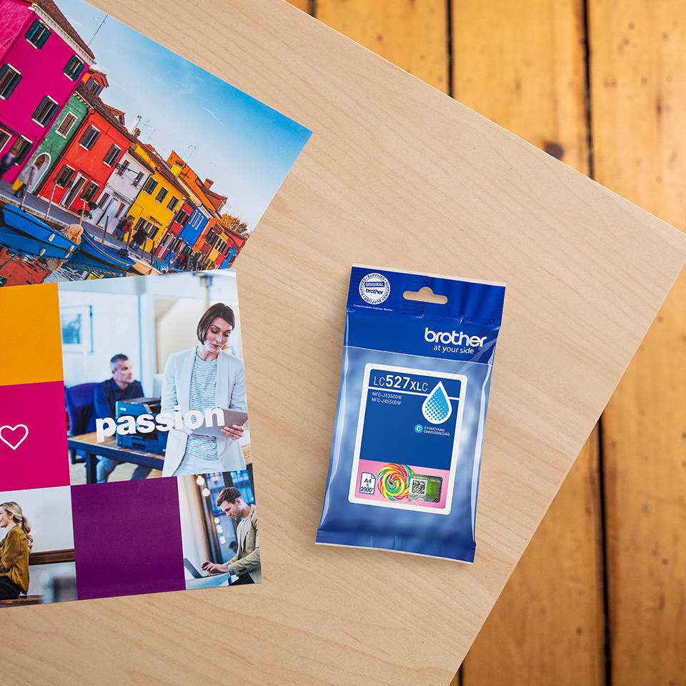 Brother LC527XLC inktcartridge 1 stuk(s) Origineel Hoog (XL) rendement Cyaan