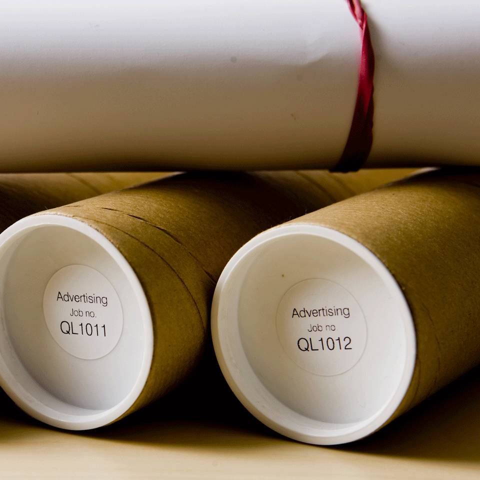 Brother DK-11218 printeretiket Wit