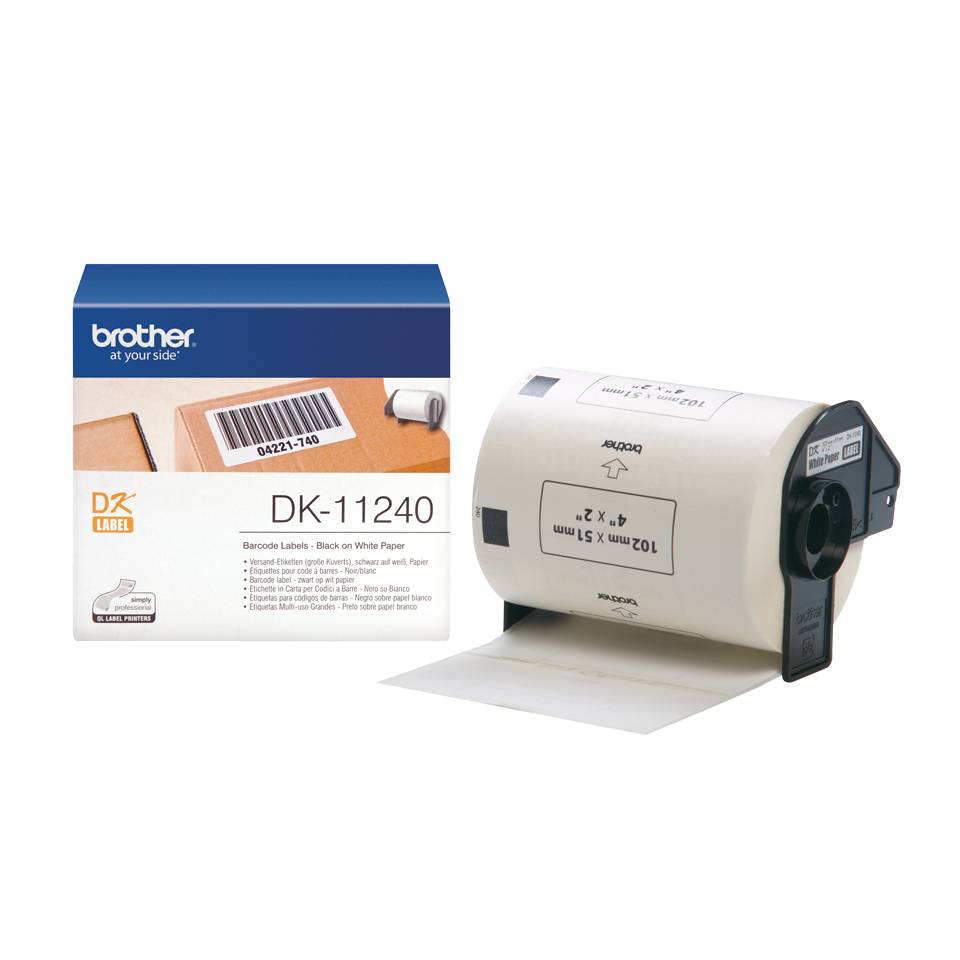 Brother DK-11240 printeretiket Wit