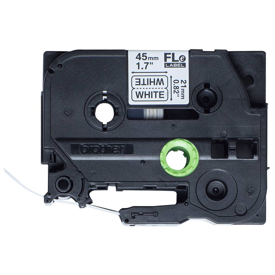 Brother FLE2511 labelprinter-tape Zwart op wit