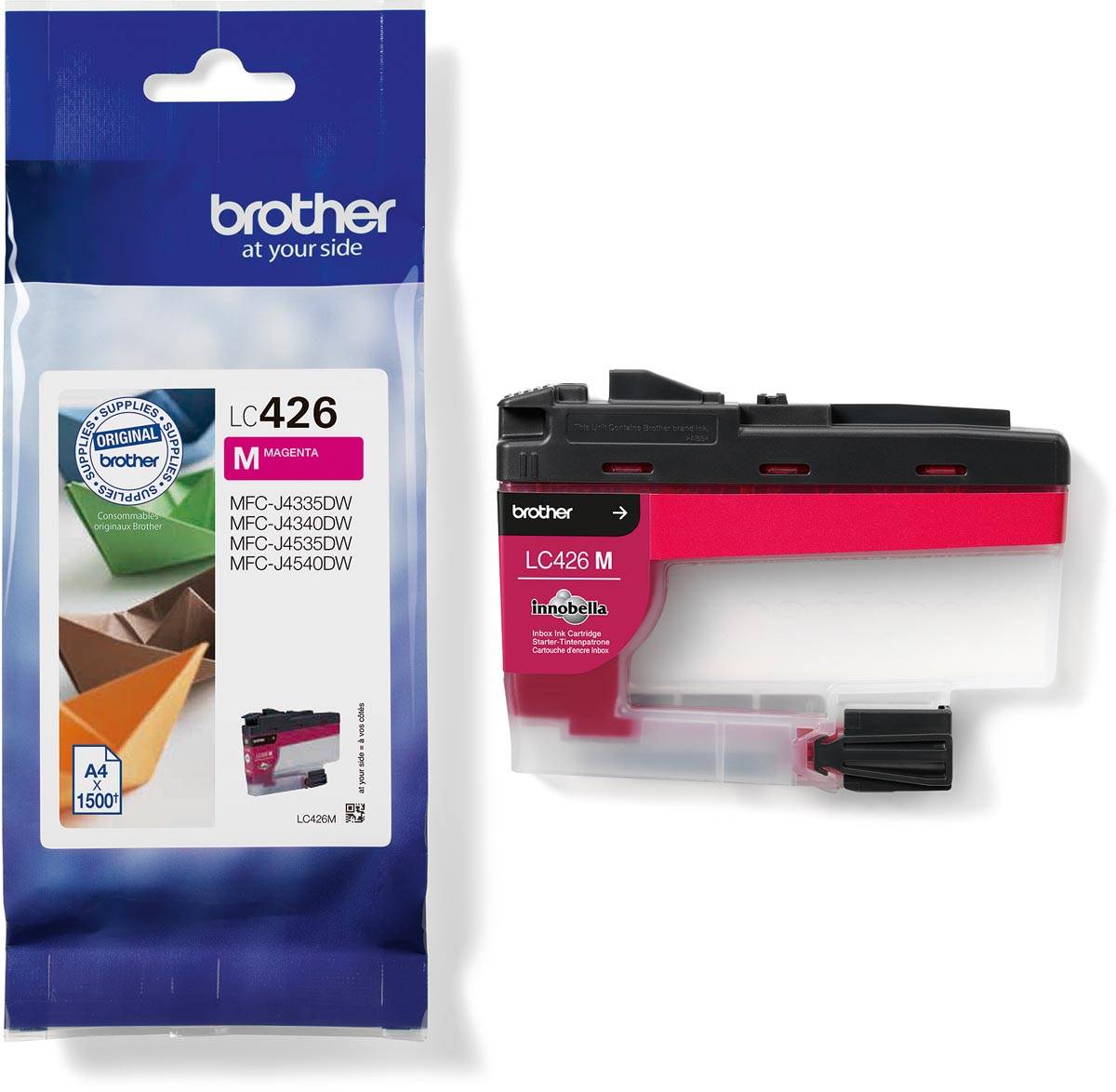 Brother inktcartridge, 1.500 pagina's, OEM LC-426M, magenta