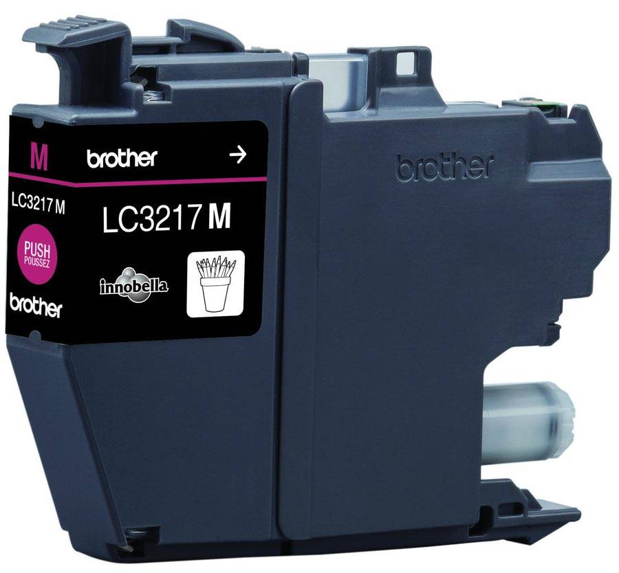 Brother inktcartridge, 550 pagina's, OEM LC-3217M, magenta