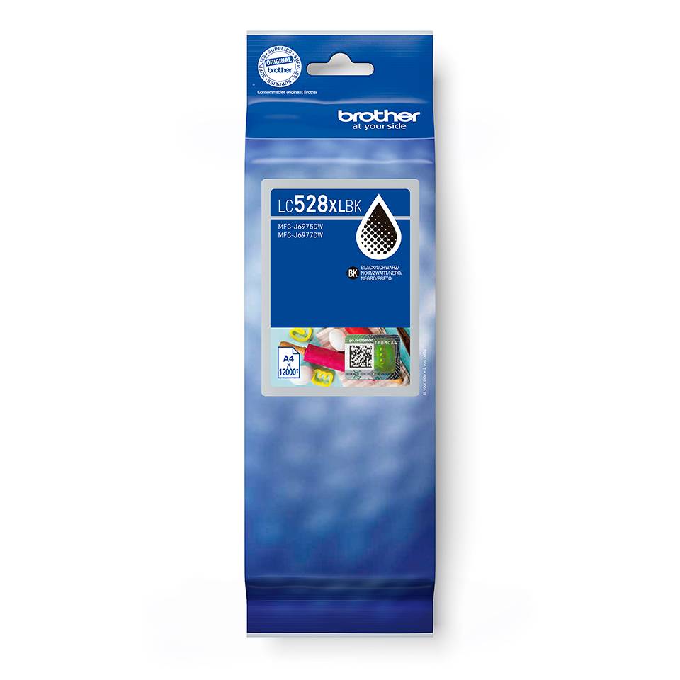 Brother LC528XLBK inktcartridge 1 stuk(s) Origineel Ultrahoog rendement Zwart