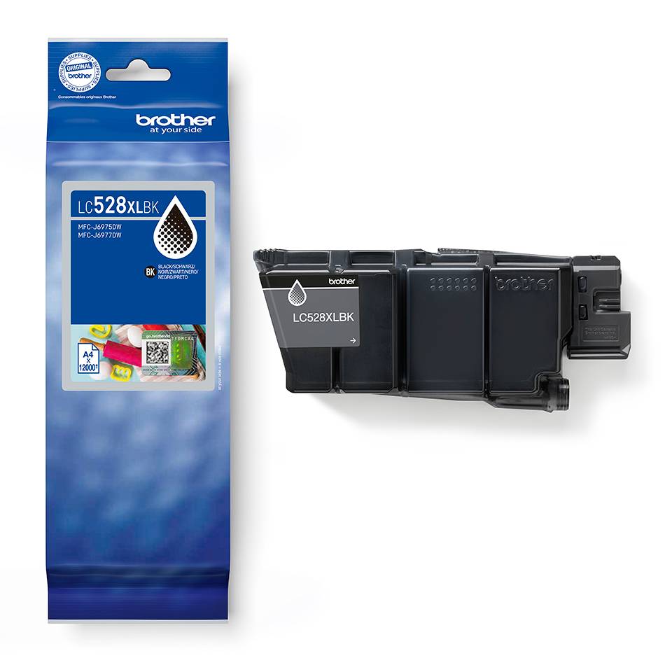 Brother LC528XLBK inktcartridge 1 stuk(s) Origineel Ultrahoog rendement Zwart
