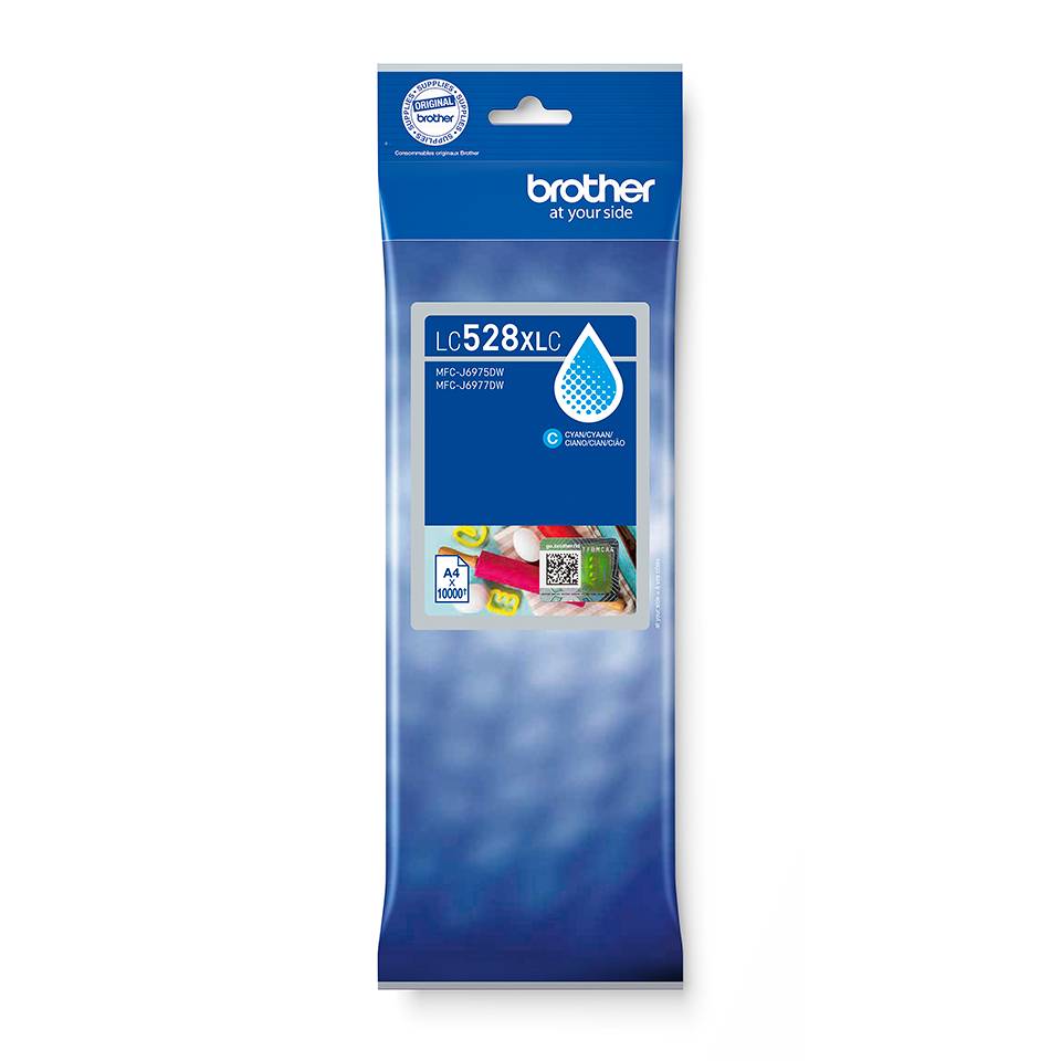Brother LC528XLC inktcartridge 1 stuk(s) Origineel Ultrahoog rendement Cyaan