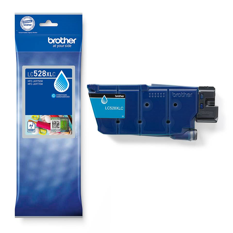 Brother LC528XLC inktcartridge 1 stuk(s) Origineel Ultrahoog rendement Cyaan