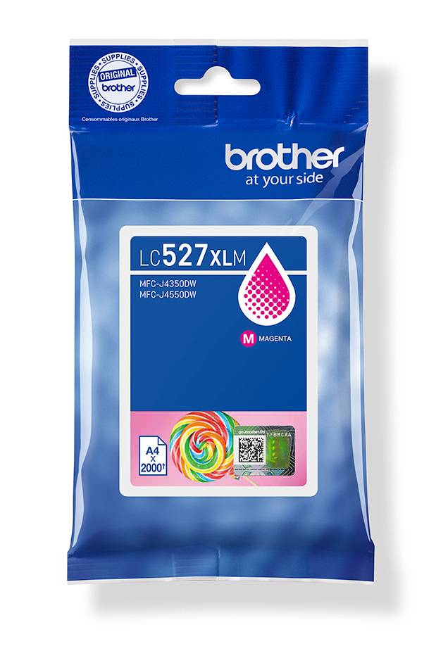 Brother LC527XLM inktcartridge 1 stuk(s) Origineel Hoog (XL) rendement Magenta
