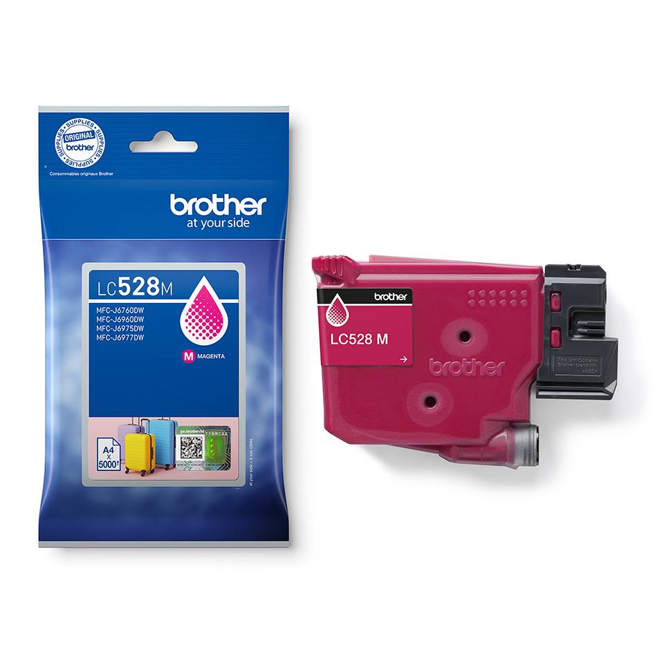 Brother LC528M inktcartridge 1 stuk(s) Origineel Magenta