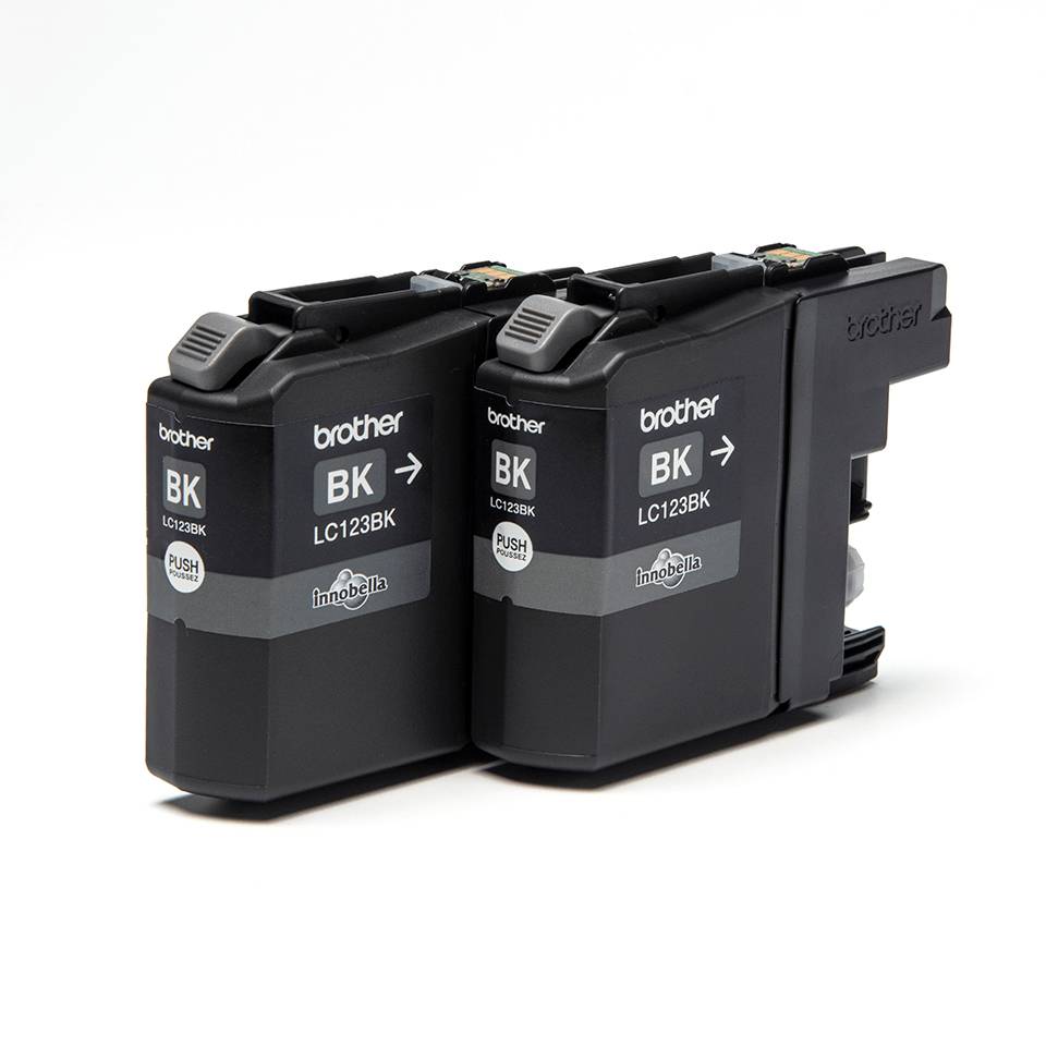 Brother LC-123BKBP2 inktcartridge 2 stuk(s) Origineel Zwart