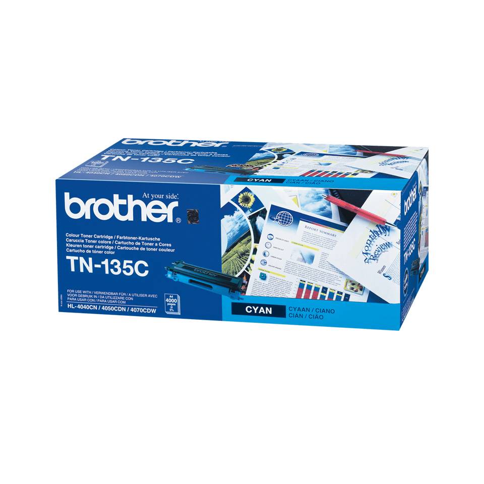 Brother TN-135C tonercartridge 1 stuk(s) Origineel Cyaan