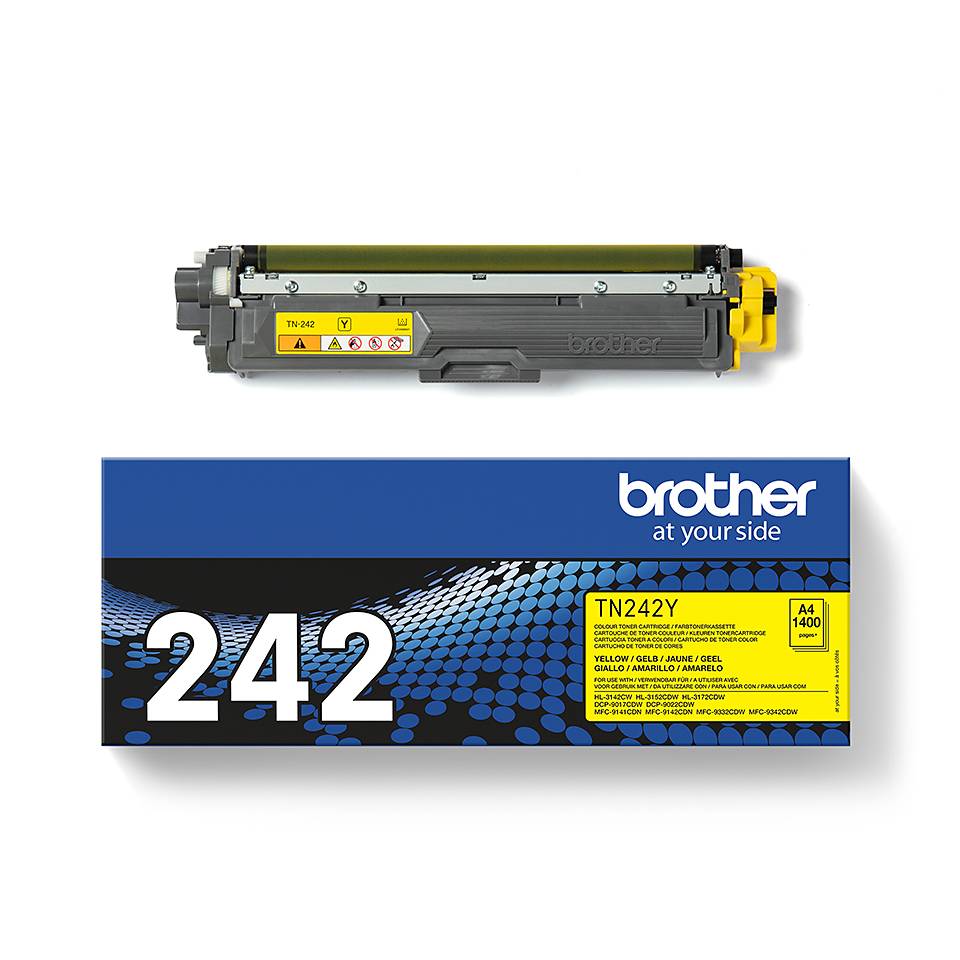 Brother TN-242Y tonercartridge 1 stuk(s) Origineel Geel