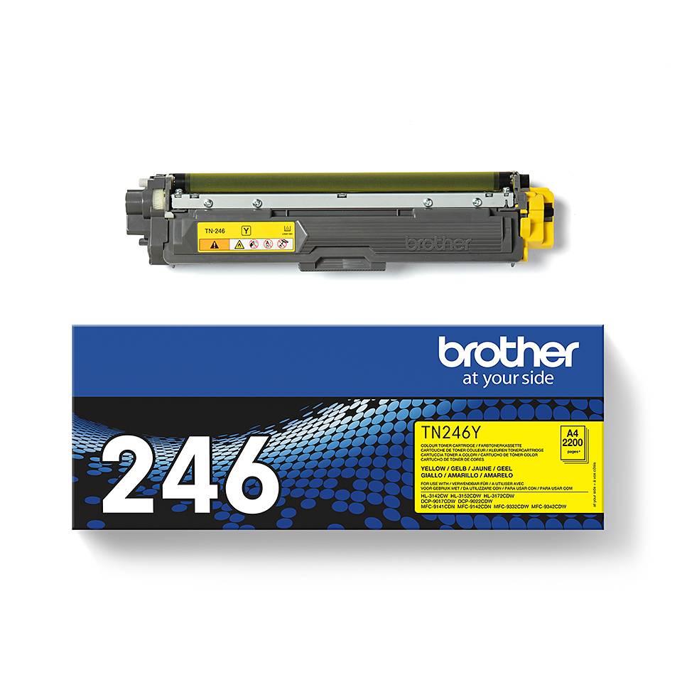 Brother TN-246Y tonercartridge 1 stuk(s) Origineel Geel