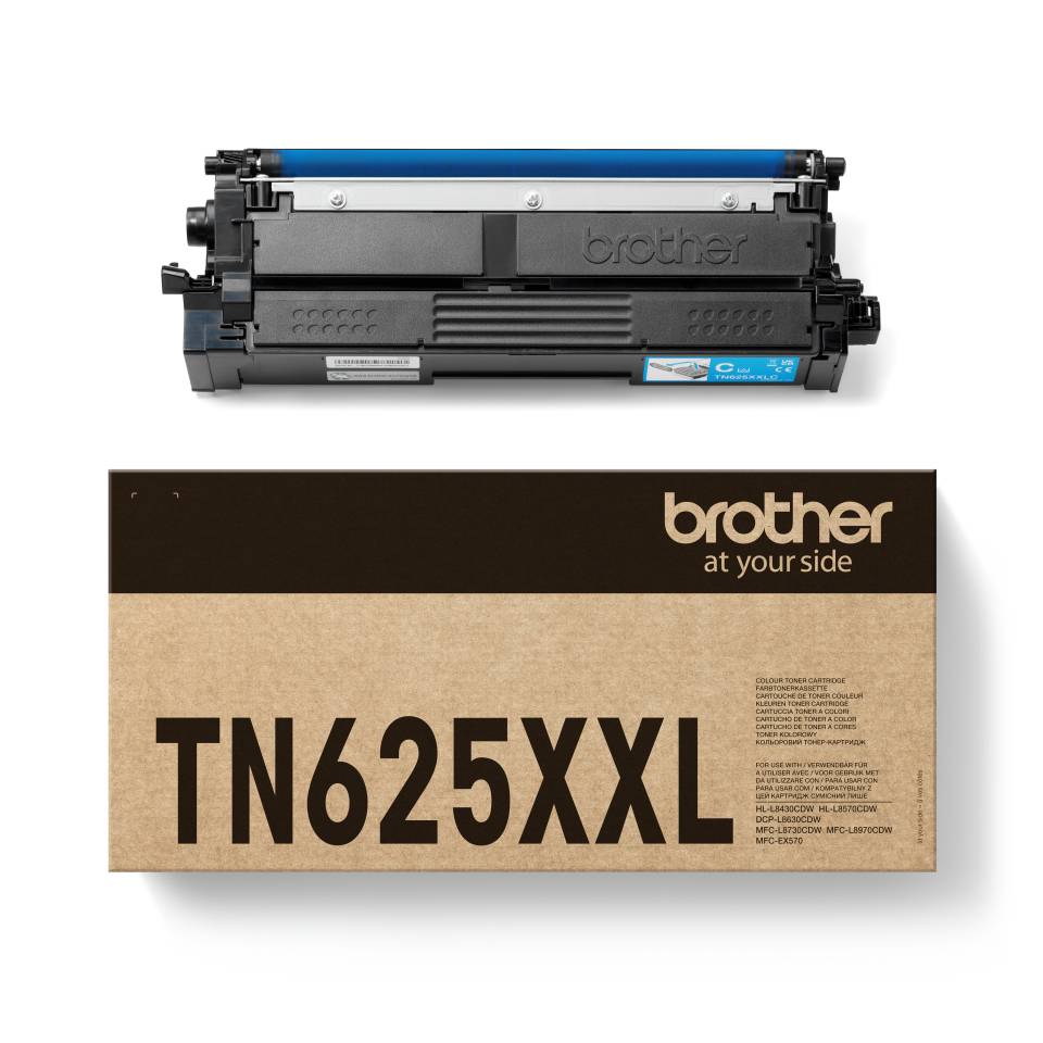 Brother TN-625XXLC tonercartridge 1 stuk(s) Origineel Cyaan