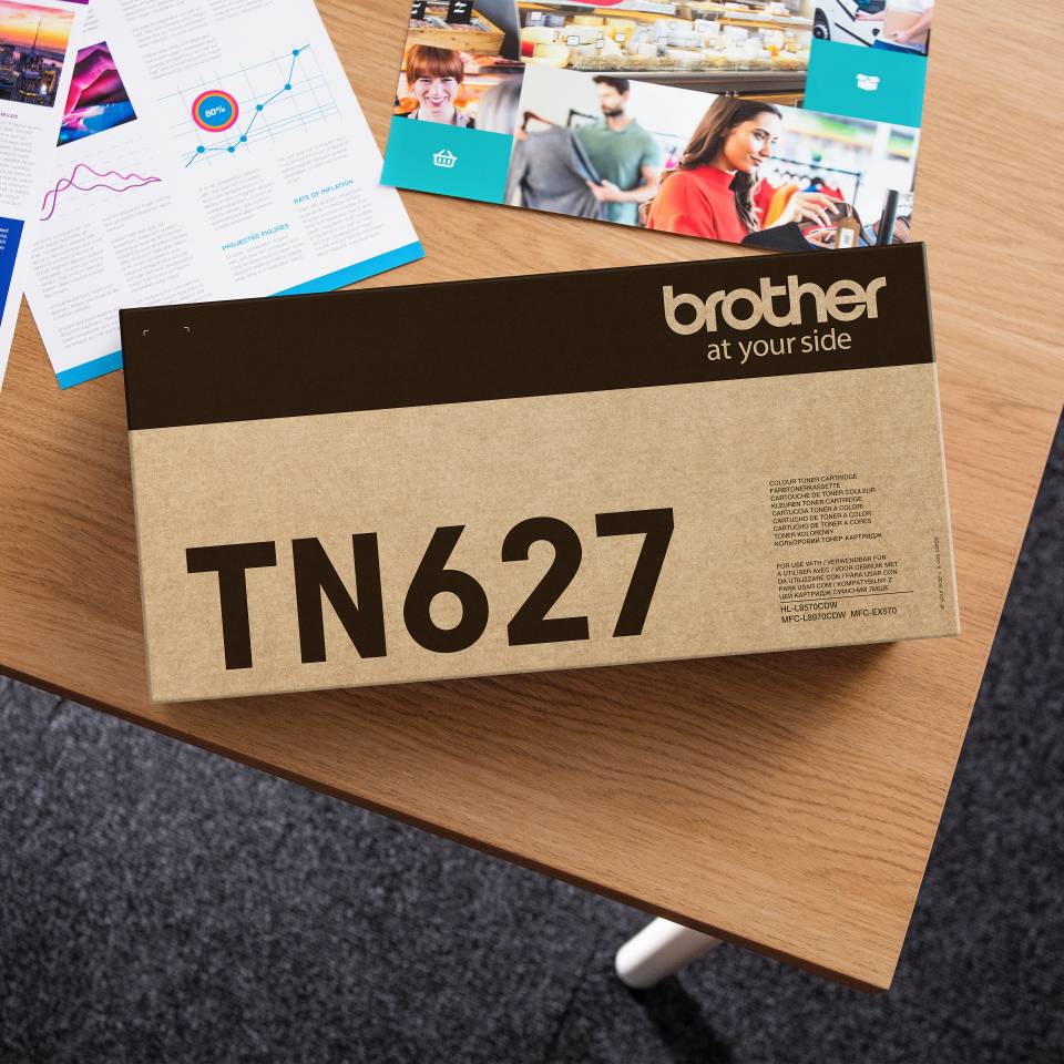 Brother TN-627Y tonercartridge 1 stuk(s) Origineel Geel
