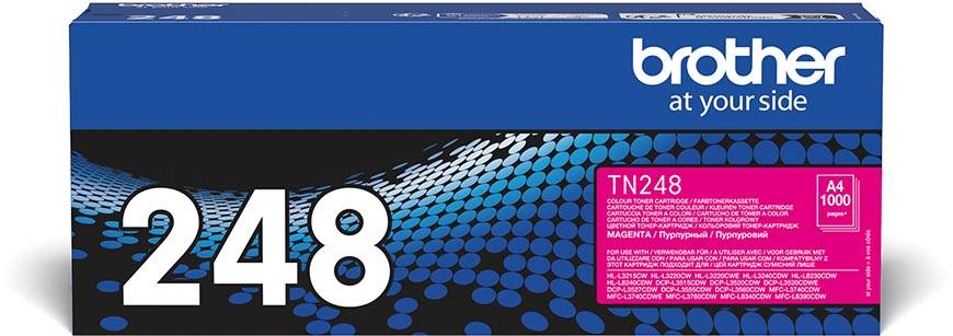 Brother toner, 1.000 pagina's, OEM TN-248M, magenta