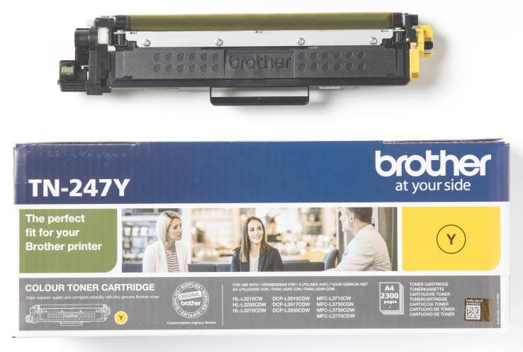 Brother toner, 2.300 pagina's, OEM TN-247Y, geel