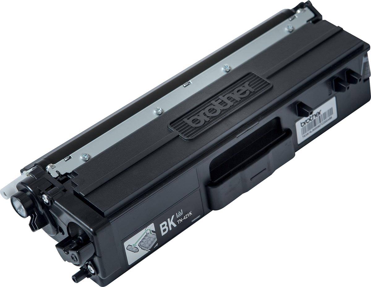 Brother toner, 3.000 pagina's, OEM TN-421BK, zwart