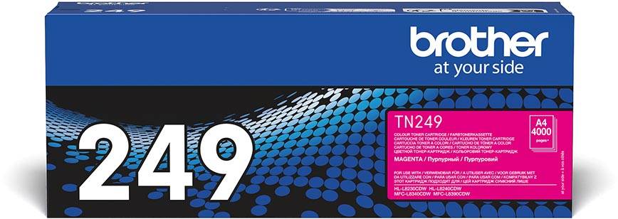 Brother toner, 4.000 pagina's, OEM TN-249M, magenta