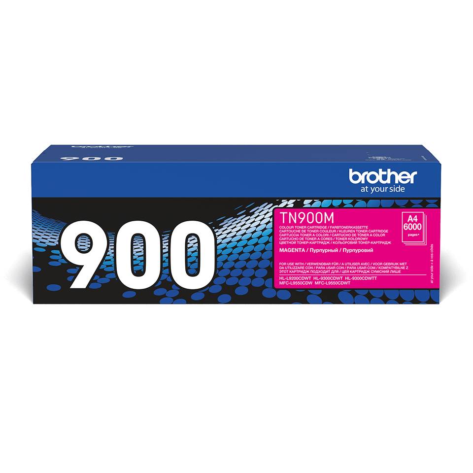 Brother TN-900M tonercartridge 1 stuk(s) Origineel Magenta