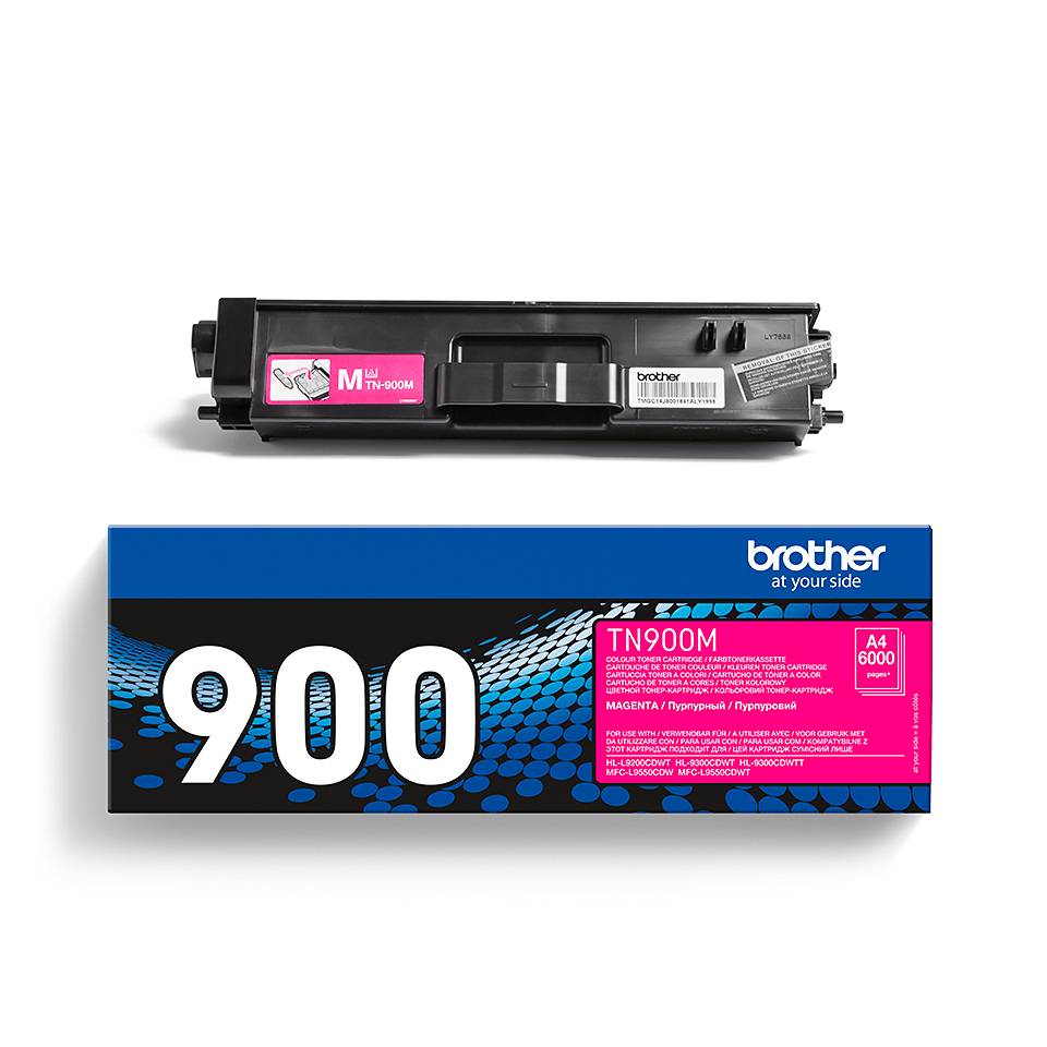 Brother TN-900M tonercartridge 1 stuk(s) Origineel Magenta