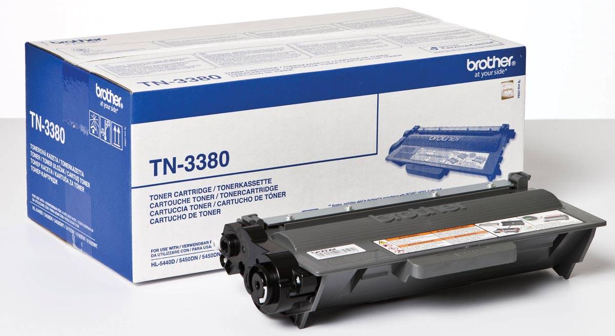 Brother toner, 8.000 pagina's, OEM TN-3380, zwart