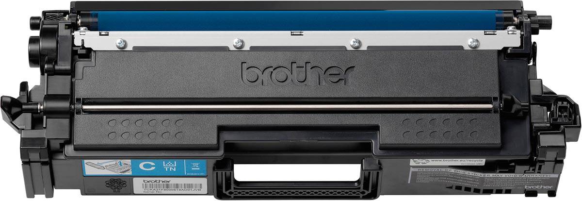 Brother toner, 9.000 pagina's, OEM TN-821XLC, cyaan