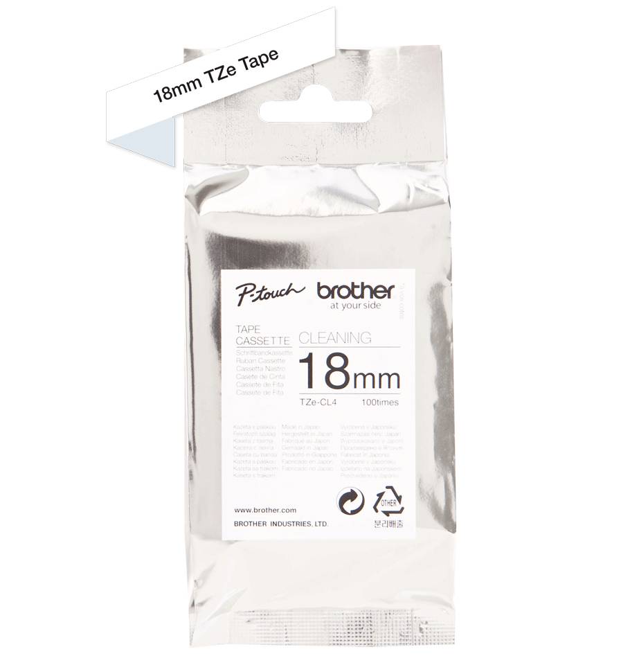 Brother TZE-CL4 printer reiniger Reinigingsband voor printkop