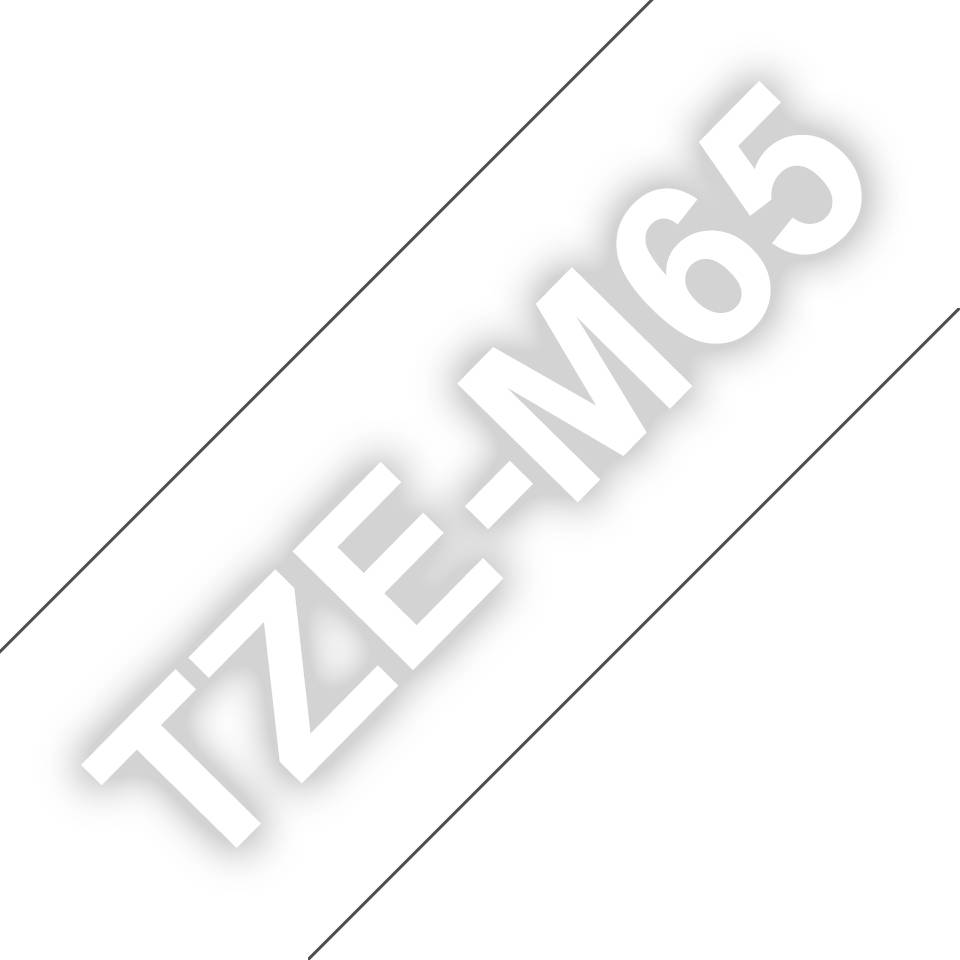 Brother TZE-M65 labelprinter-tape Transparant