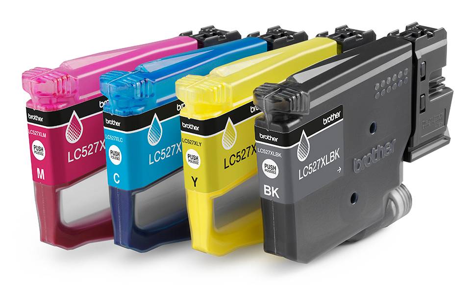 Brother LC527XLVAL inktcartridge 4 stuk(s) Origineel Hoog (XL) rendement Zwart, Cyaan, Magenta, Geel