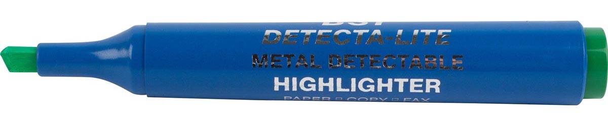 BST detecteerbare markeerstift voedingsindustrie groen doos van 10 stuks