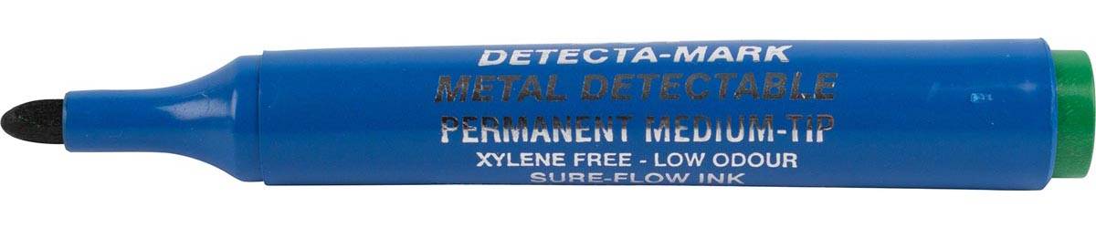 BST detecteerbare permanente marker voedingsindustrie groen doos van 10 stuks