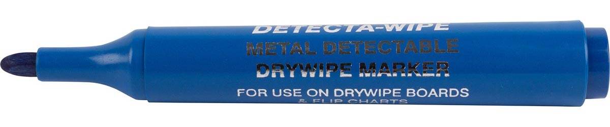 BST detecteerbare whiteboardmarker voedingsindustrie blauw doos van 10 stuks