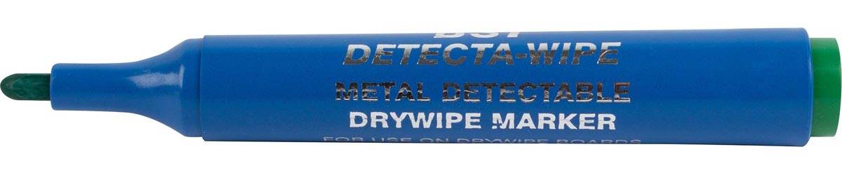 BST detecteerbare whiteboardmarker voedingsindustrie groen doos van 10 stuks