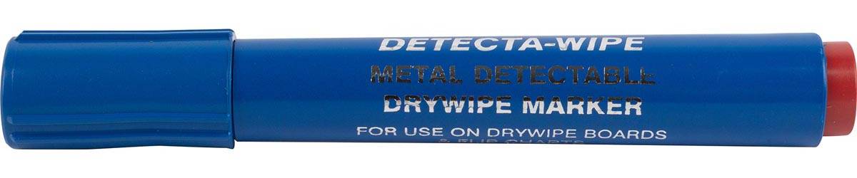 BST detecteerbare whiteboardmarker voedingsindustrie rood doos van 10 stuks