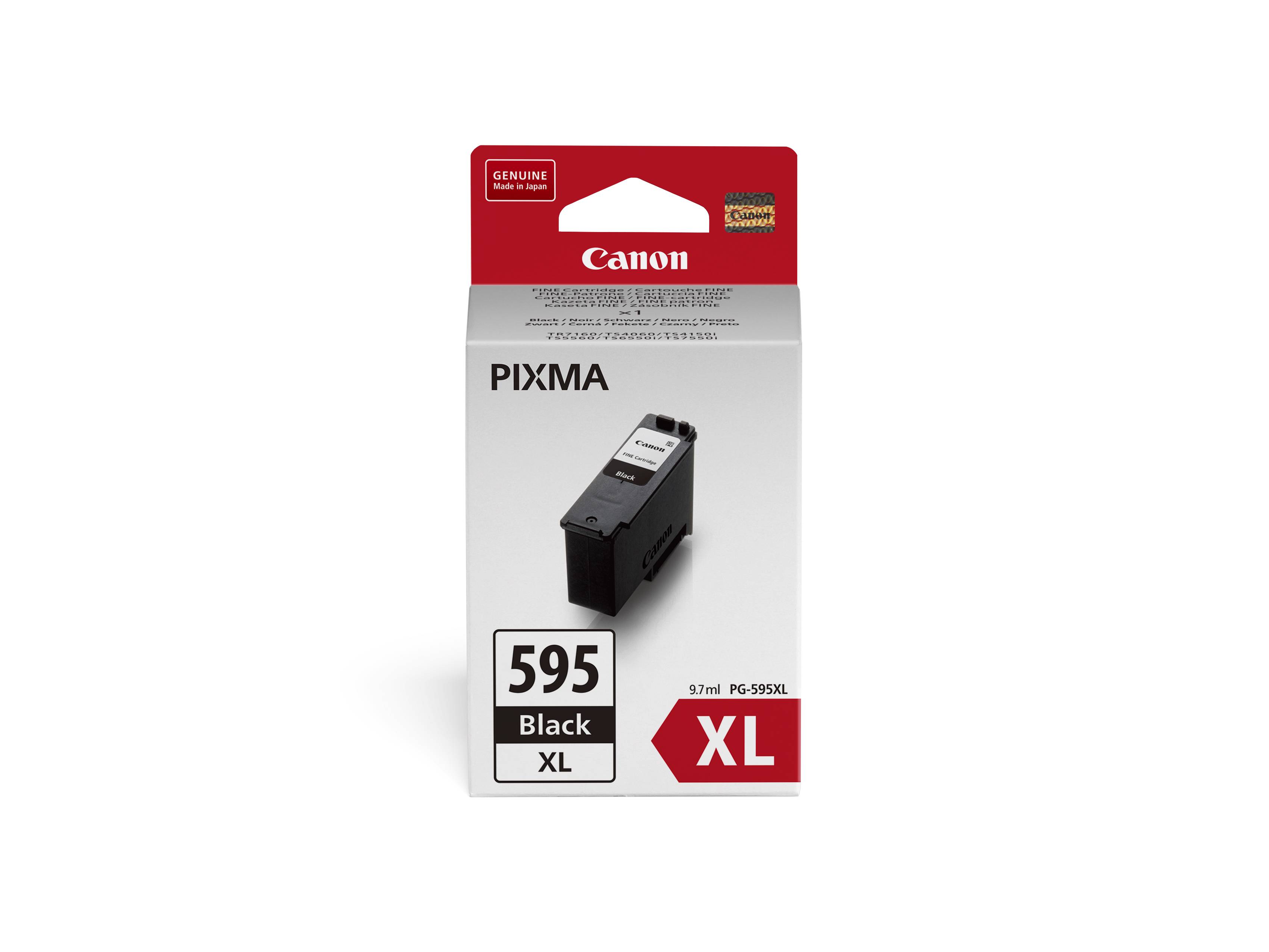 Canon PG-595XL inktcartridge 1 stuk(s) Origineel Hoog (XL) rendement Zwart