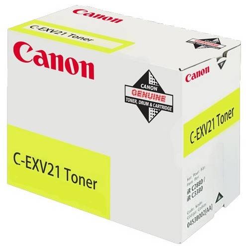 Canon C-EXV21 tonercartridge 1 stuk(s) Origineel Geel