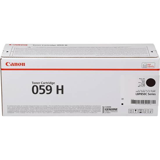 Canon 059H BK tonercartridge 1 stuk(s) Origineel Zwart