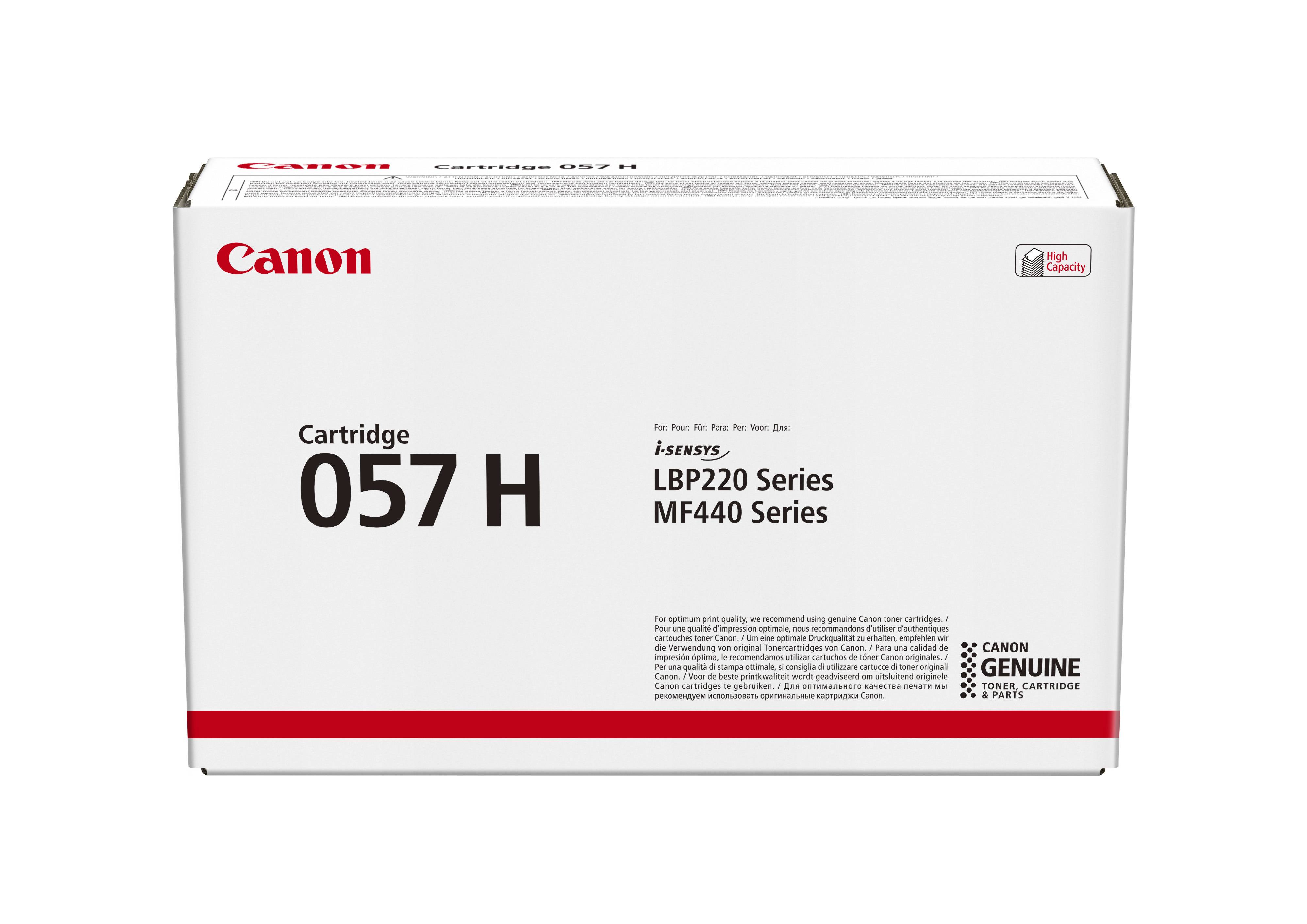 Canon i-SENSYS 057H tonercartridge 1 stuk(s) Origineel Zwart