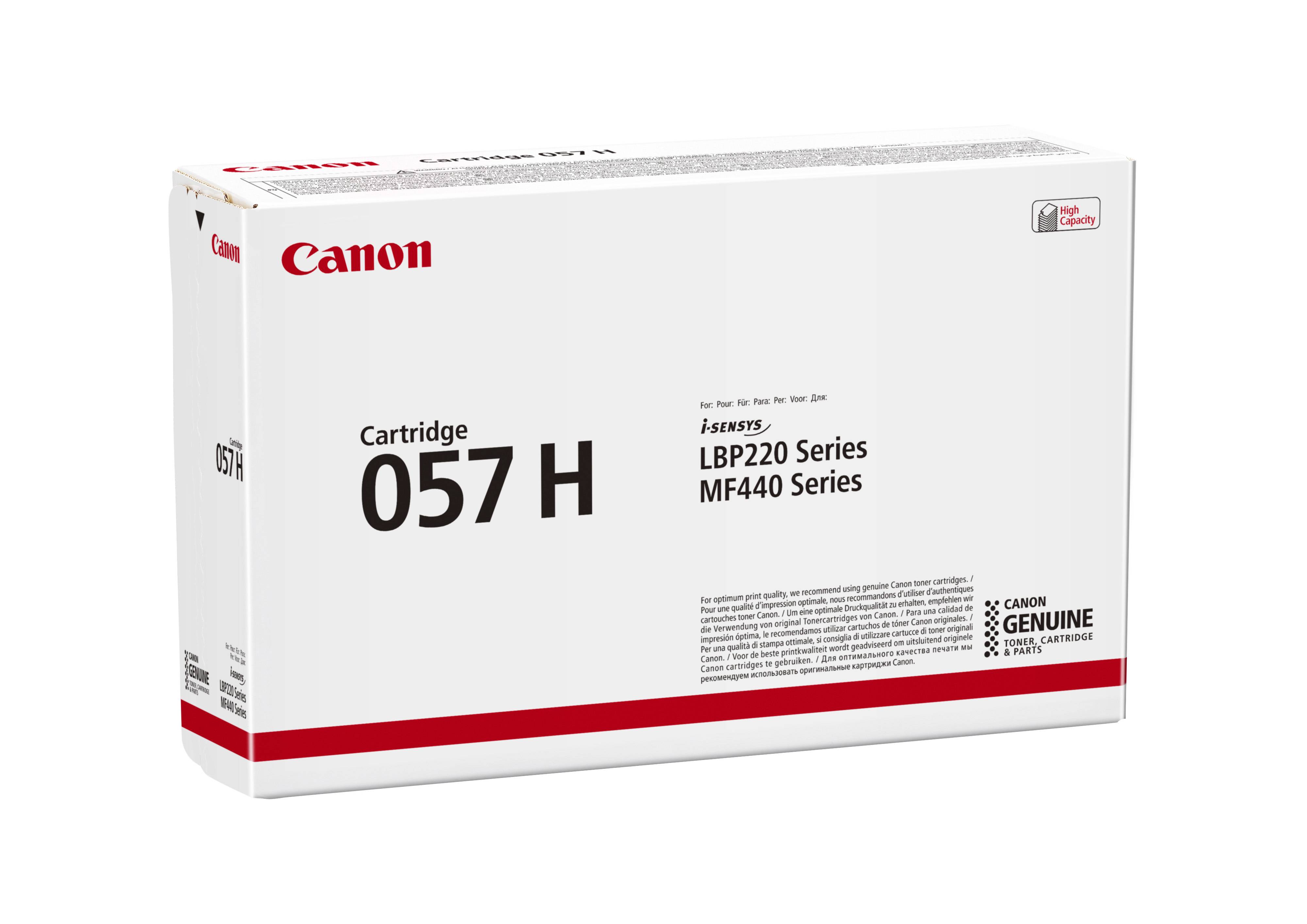 Canon i-SENSYS 057H tonercartridge 1 stuk(s) Origineel Zwart