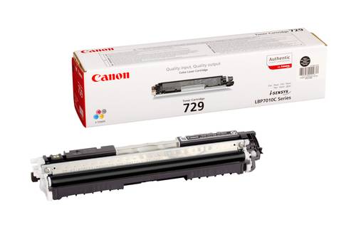 Canon 729 BK tonercartridge 1 stuk(s) Origineel Zwart