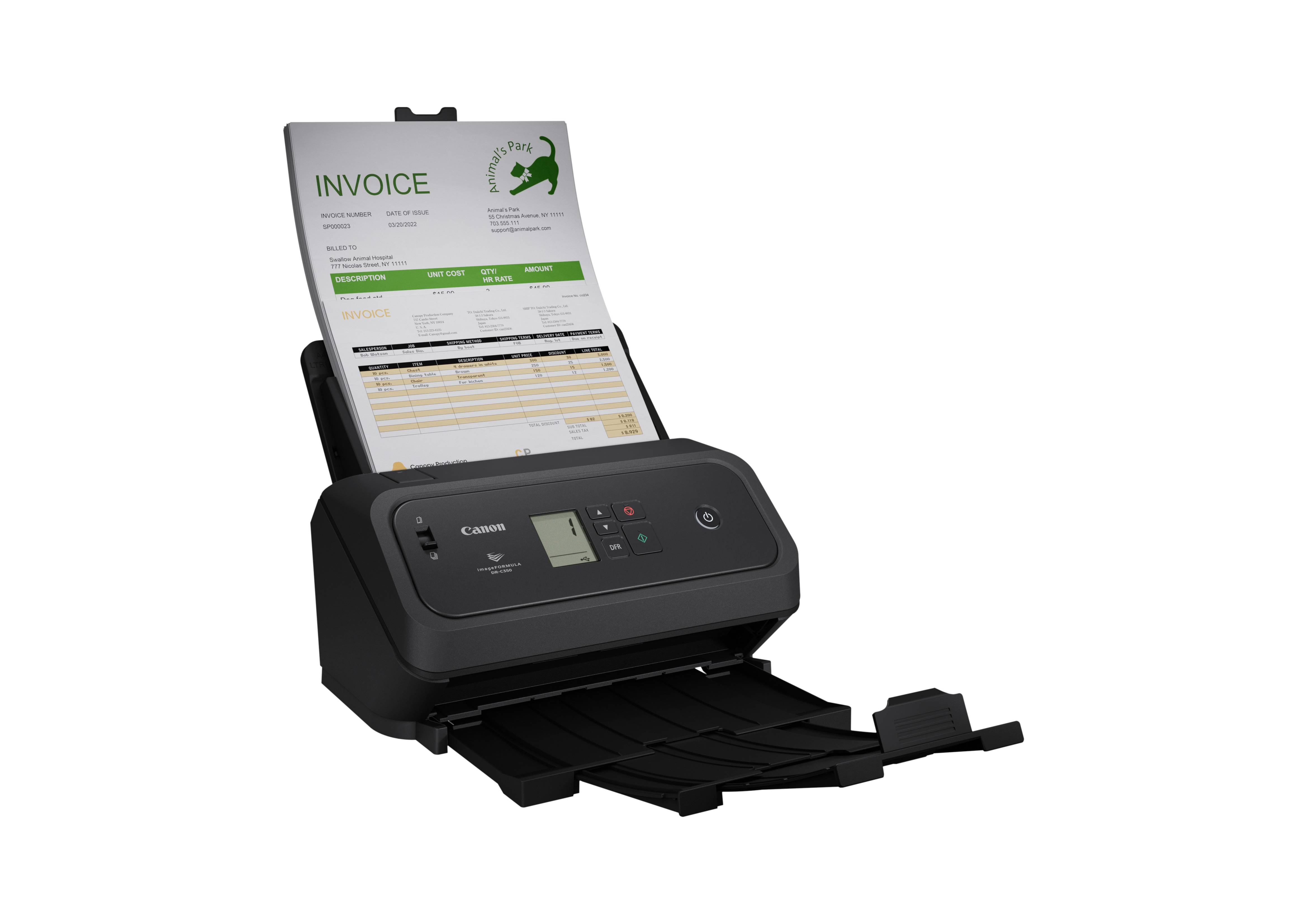 Canon 7291C003 scanner ADF-scanner 600 x 600 DPI A4 Zwart