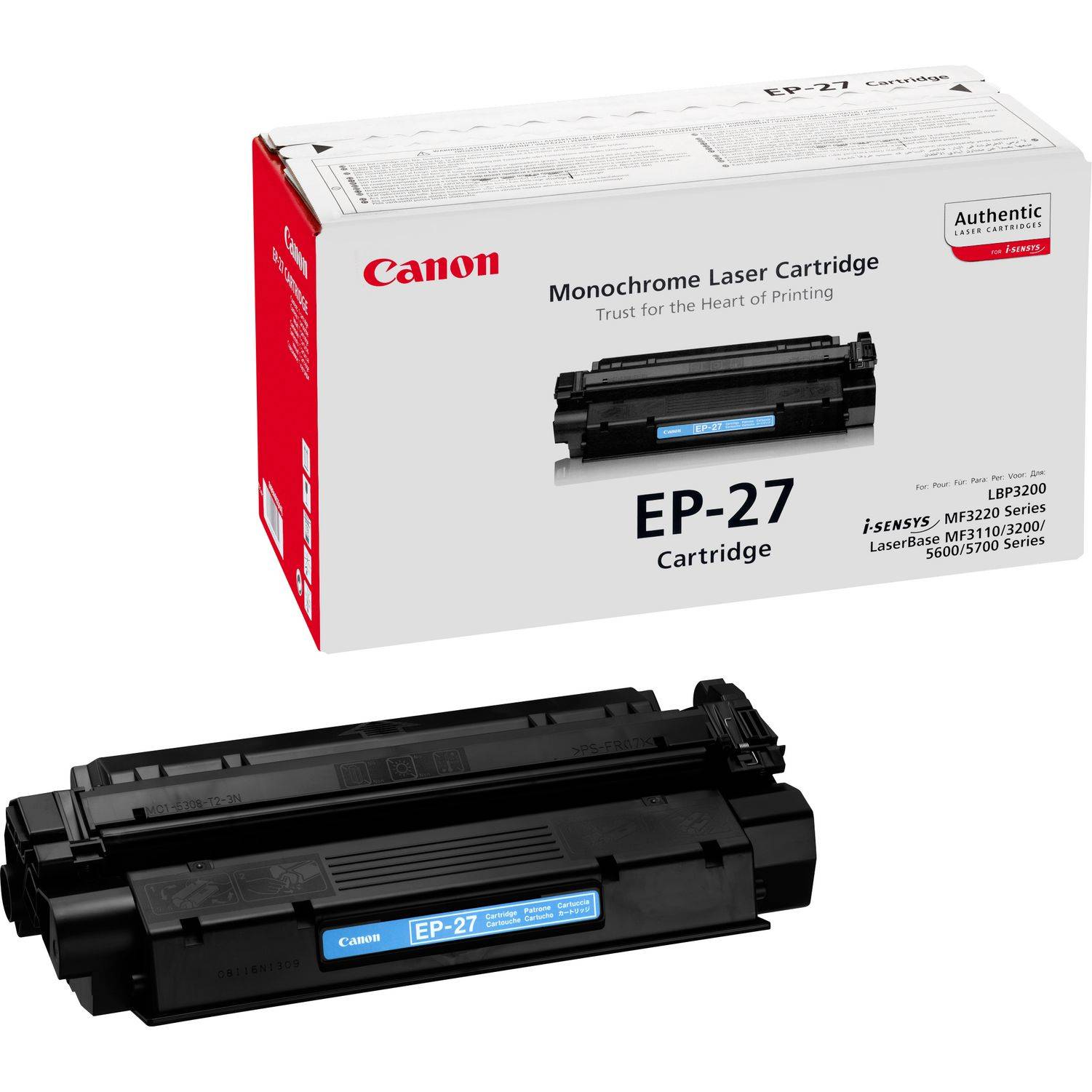 Canon EP-27 tonercartridge 1 stuk(s) Origineel Zwart