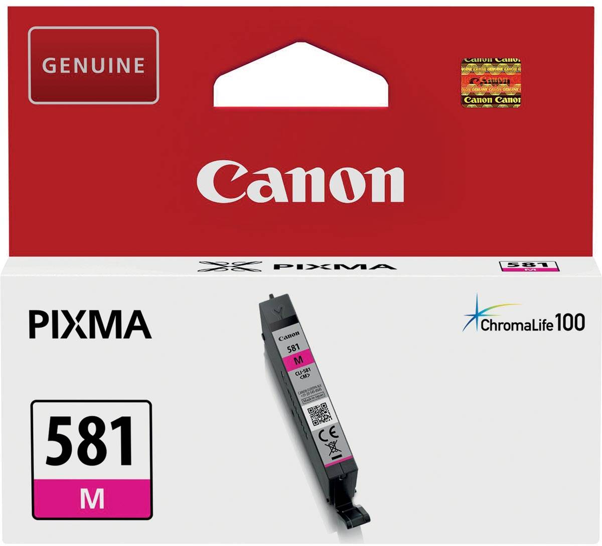 Canon inktcartridge CLI-581M, 237 foto's, OEM 2104C001, magenta