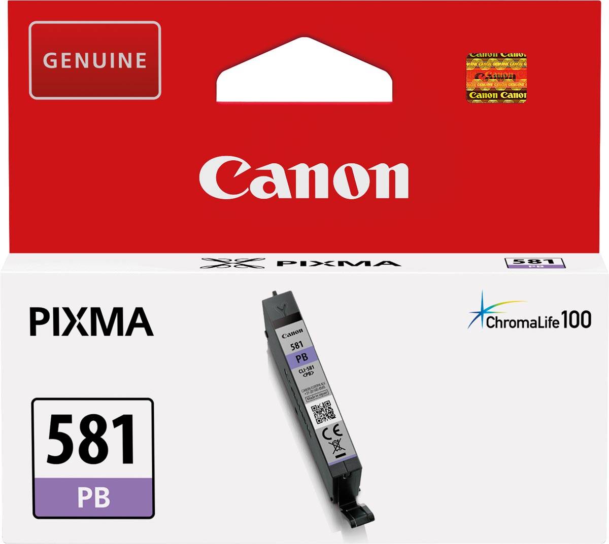 Canon inktcartridge CLI-581PB, 241 foto's, OEM 2107C001, photo blue