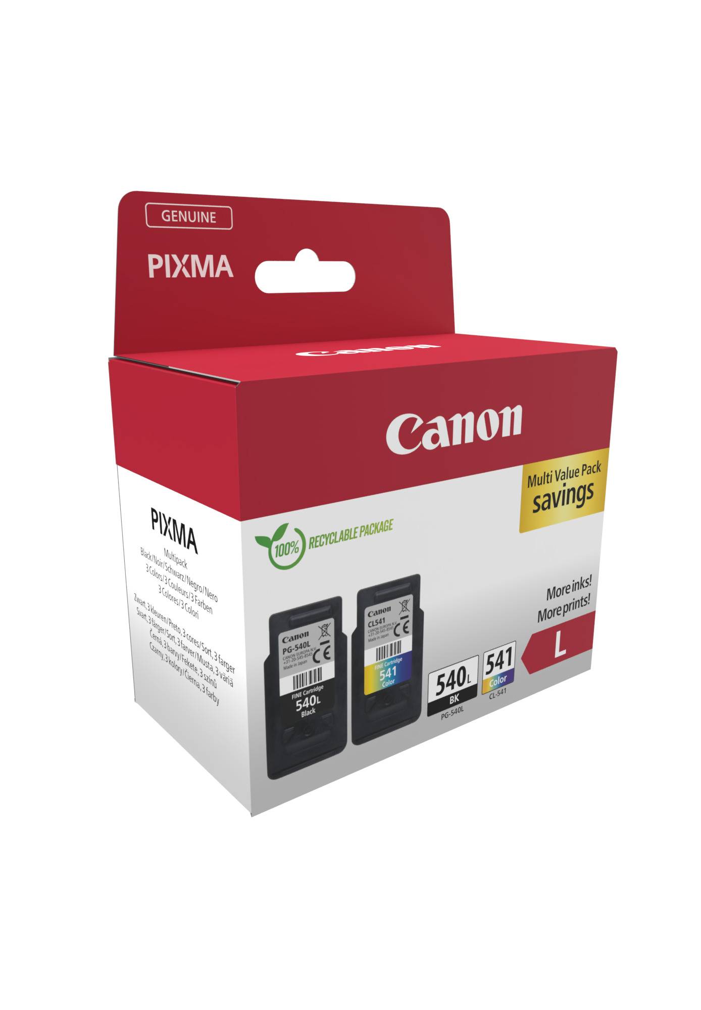 Canon 5224B013 inktcartridge 2 stuk(s) Origineel Zwart, Cyaan, Magenta, Geel